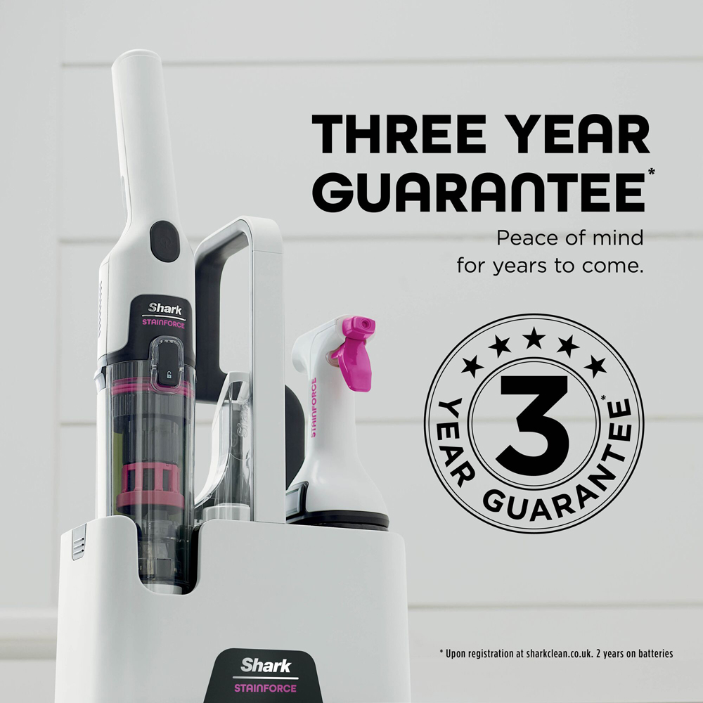 Shark StainForce White Cordless Stain Destroying Spot Cleaner Image 9