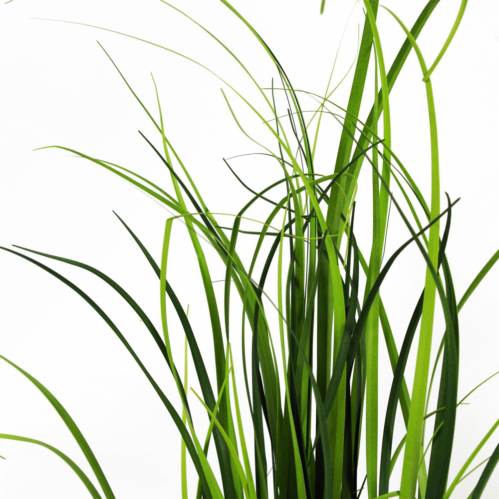 Leaf Lemongrass Artificial Grass Plant in Plastic Pot 1.9ft Image 2