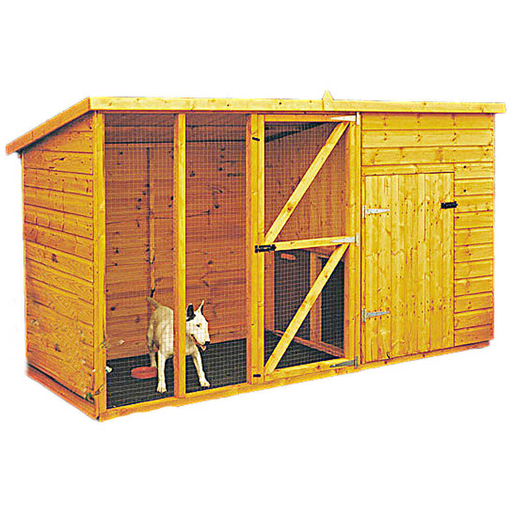 Shire Sanda 8.5ft x 4ft Shiplap Run Pent Shed Image 1