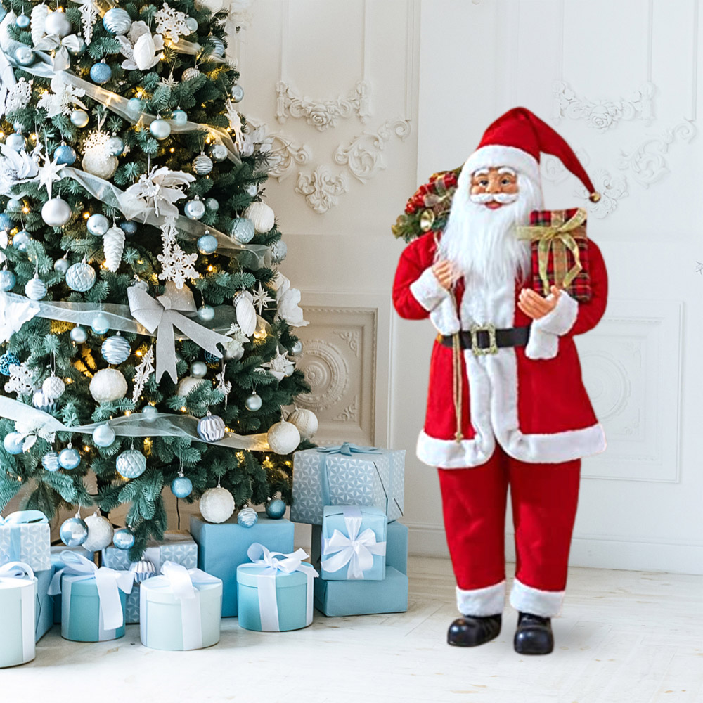Marco Paul Red Mega Santa Christmas Decoration Image 3