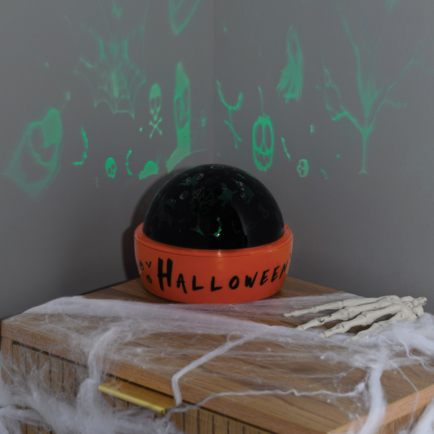 Halloween Spinning Projector Orange Image 2