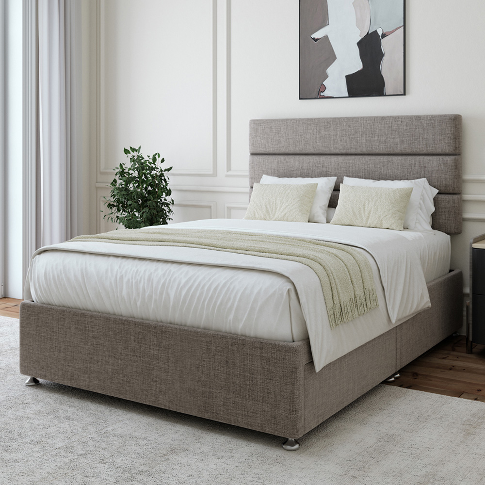 Bedmaster Double Slate Linen 2 Drawer Divan Base Image 1
