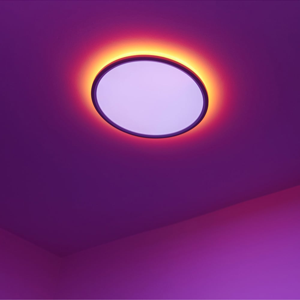 Nordlux Liva Smart Black Ceiling Light Image 5