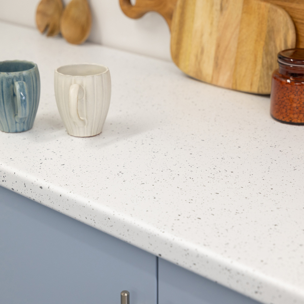 d-c-fix White Granite Quartz Matt Self-Adhesive Plastic Vinyl Wrap Film 67.5cm x 15m Image 6