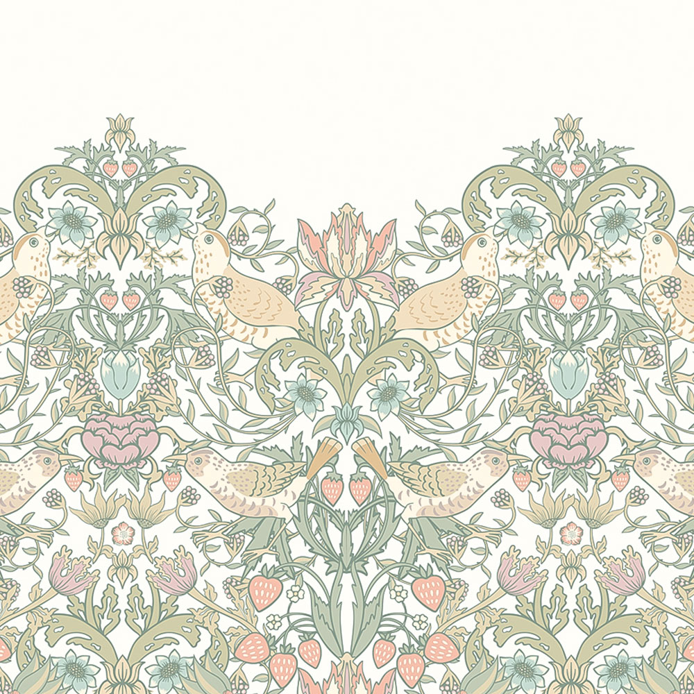 Origin Murals Birds Fruit and Foliage Multicolour Wall Mural Image 2