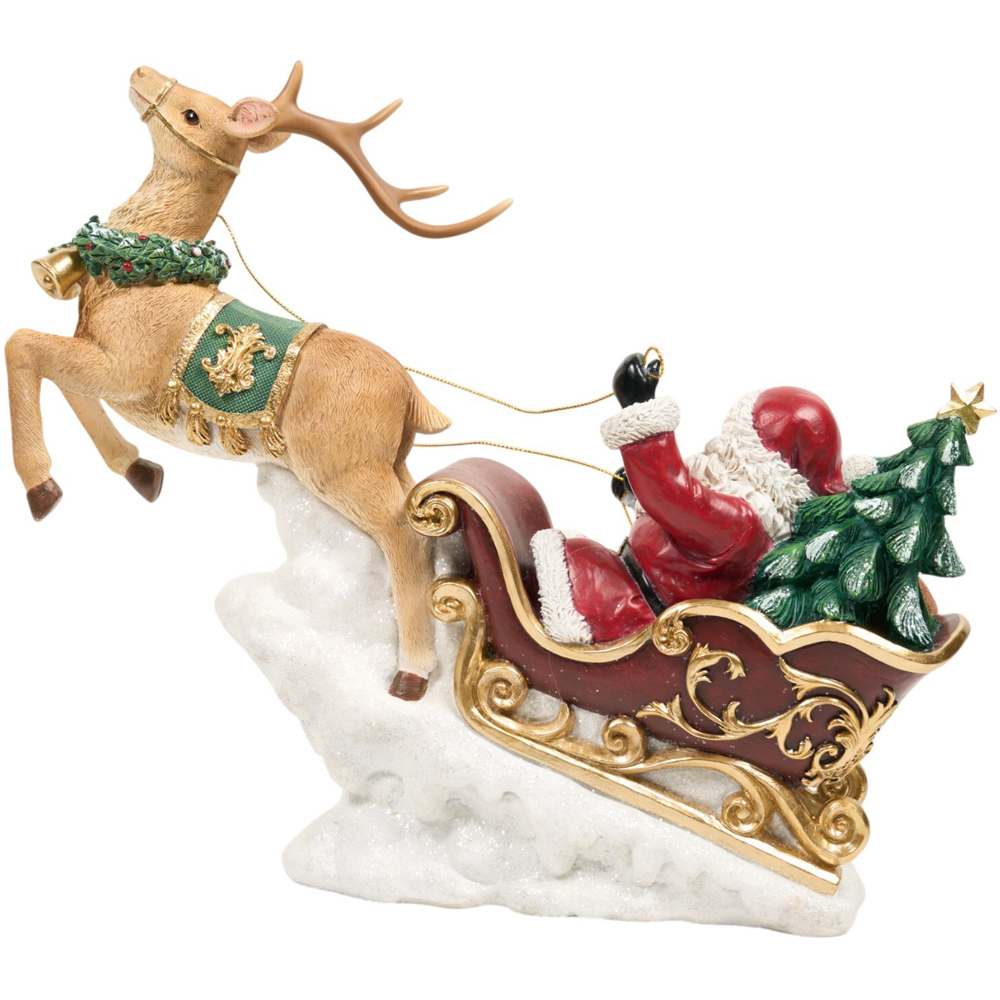 Santas Sleigh Ornament Image 2
