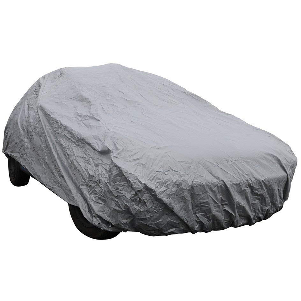 Silverline Grey Car Cover 431 x 165 x 119cm Image 1