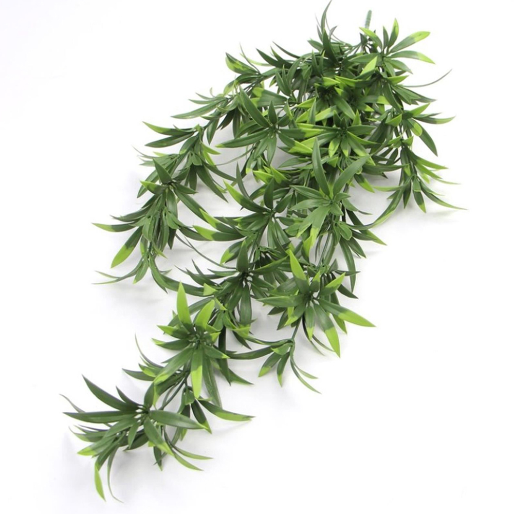 Leaf Fronded Thyme Hanging UV and Fire Resistant Artificial Plant 70cm 6 Pack Image 3