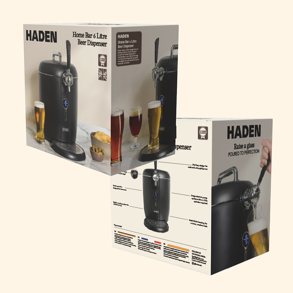 Haden Home Bar 215826 Black 6L Draft Beer Dispenser Image 7