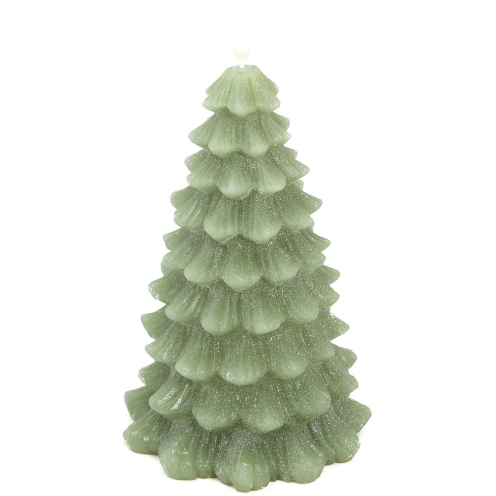Tree LED Candle Green Image 3