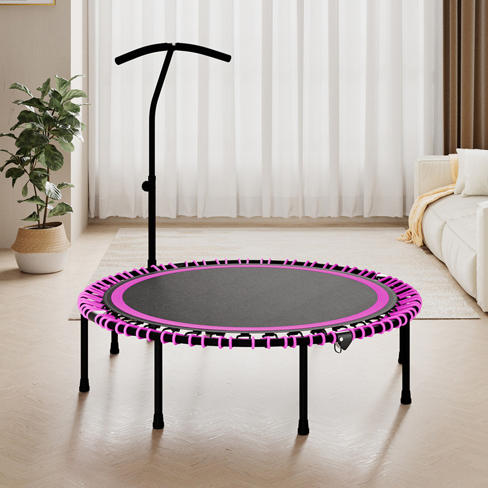 H&O Direct 48 inch Trampoline with Adjustable U Shaped Handle Image 2