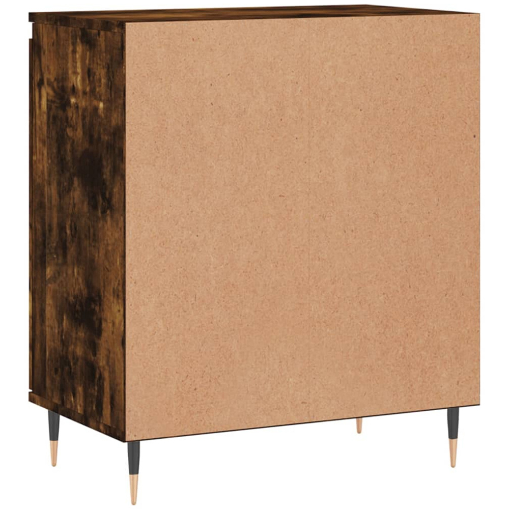 vidaXL 2 Door Smoked Oak Sideboard Image 8