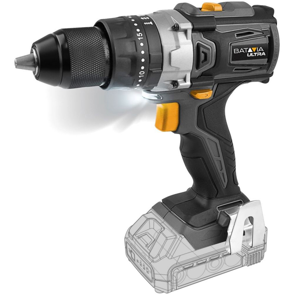Batavia Ultra 18V Brushless Combi Drill Bare Unit Image 4