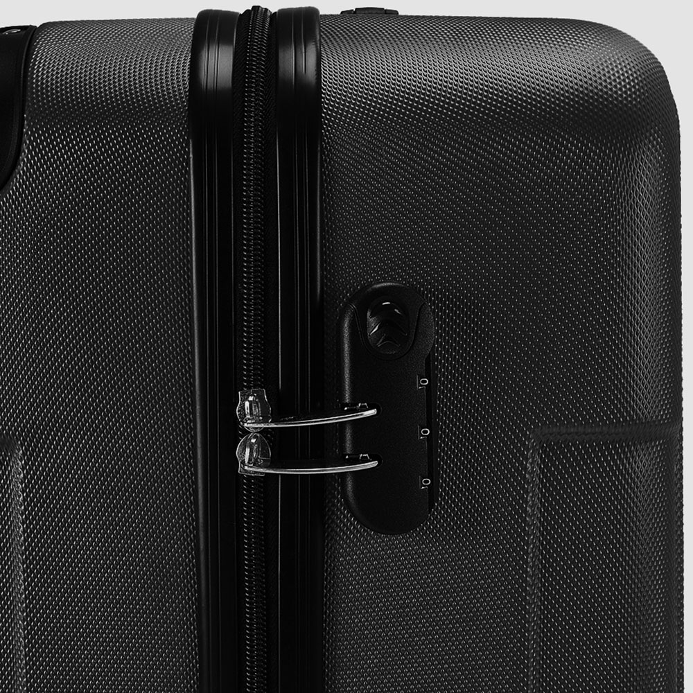H&O Direct 20 inch Black ABS Hardshell Suitcase Image 3