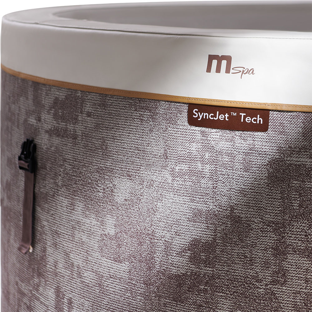 MSpa Cocoon 6 Person Grey Insulated EPE Foam Panel Hot Tub with Smart App Control Image 5