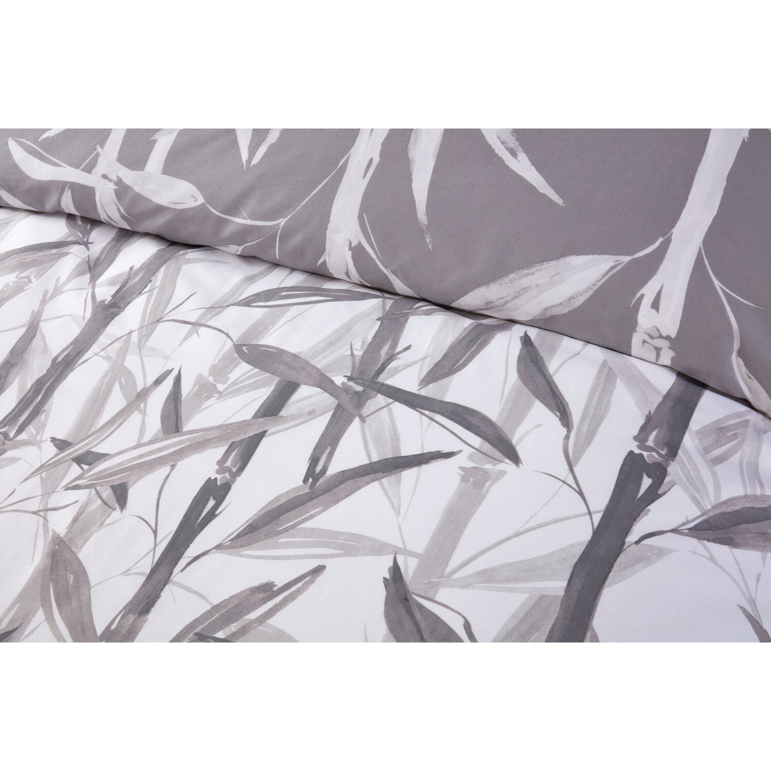 Kyoto Bamboo Duvet Cover and Pillowcase Set - Natural / Double Image 4