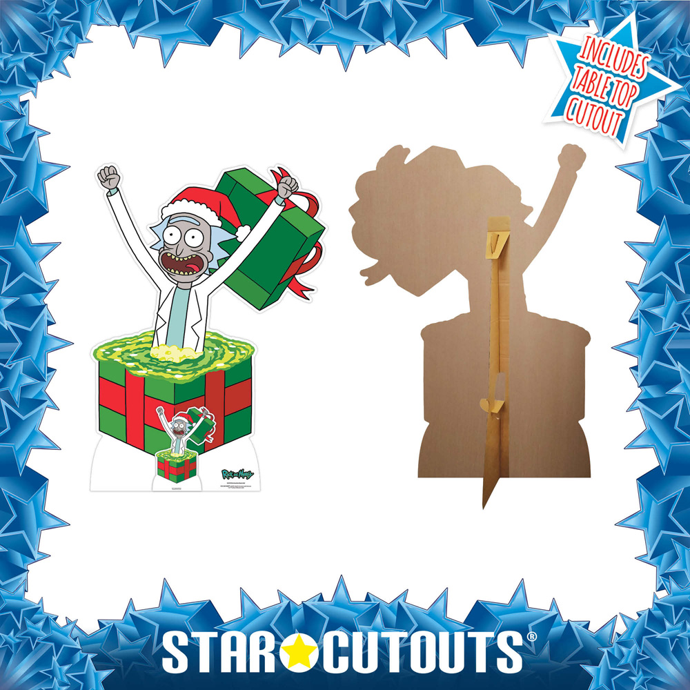Star Cutouts Rick Christmas Surprise Rick and Morty Cardboard Cutout Image 5
