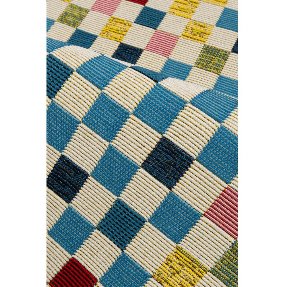 Homemaker Tropico Blue Checker Rug 160 x 230cm Image 3
