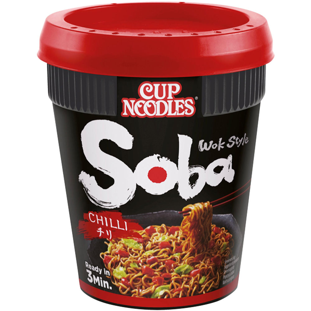 Nissin Soba Chilli Instant Noodles 92g Image