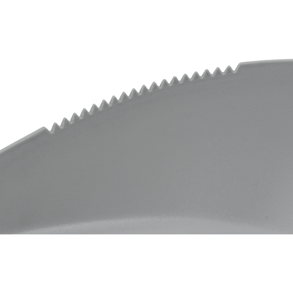 JVL Grey Rubber Dust Pan and Brush Set Image 3