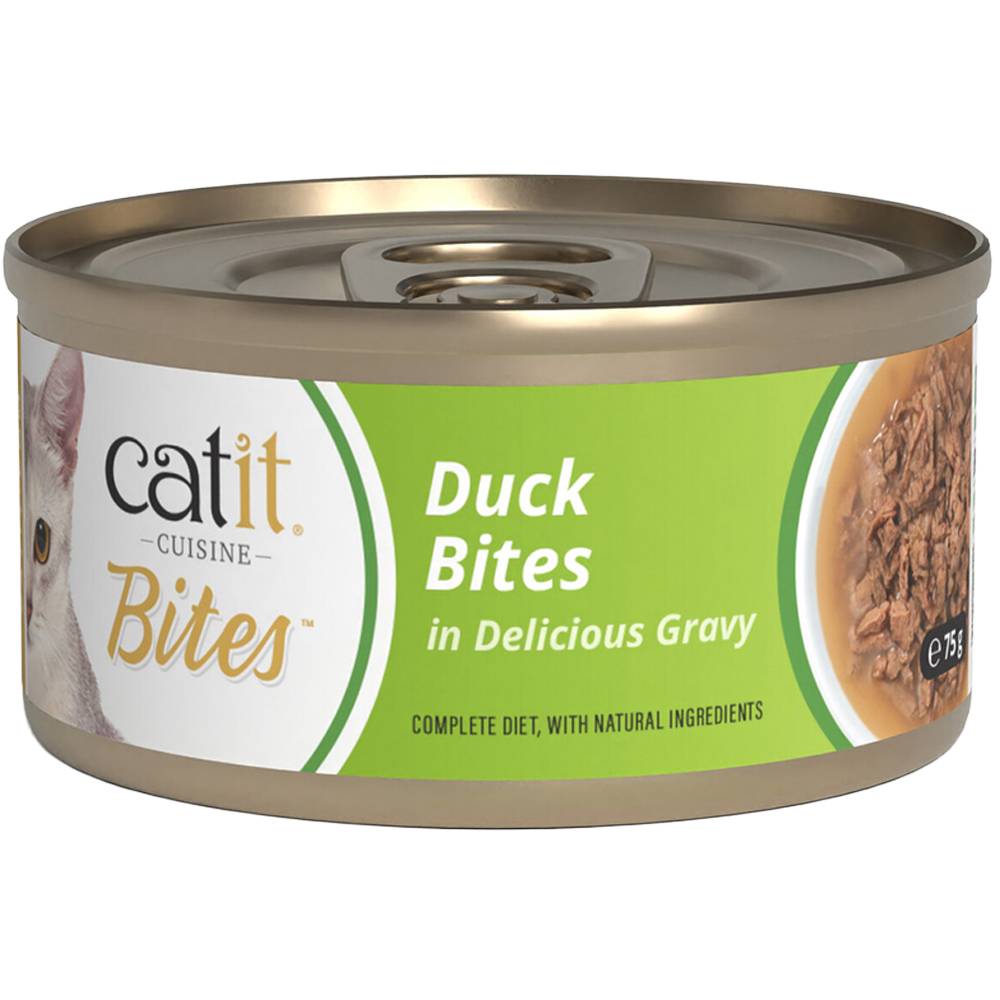 Catit Bites Wet Cat Food Duck Image 1