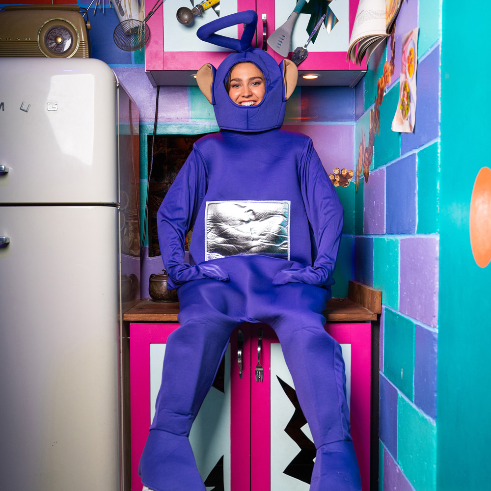 Teletubbies Tinky Winky Adult Costume Standard Image 2