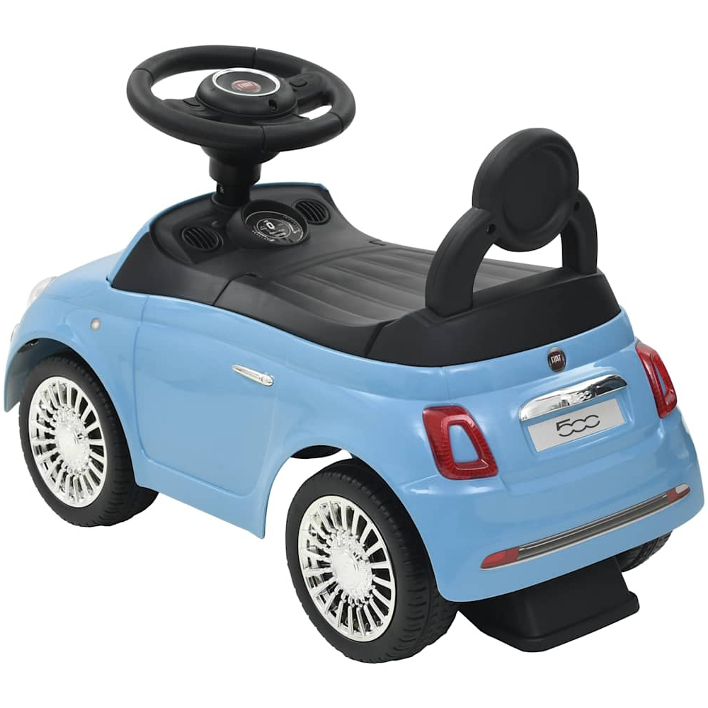 Walplus Blue Fiat 500 Ride On Car Image 3