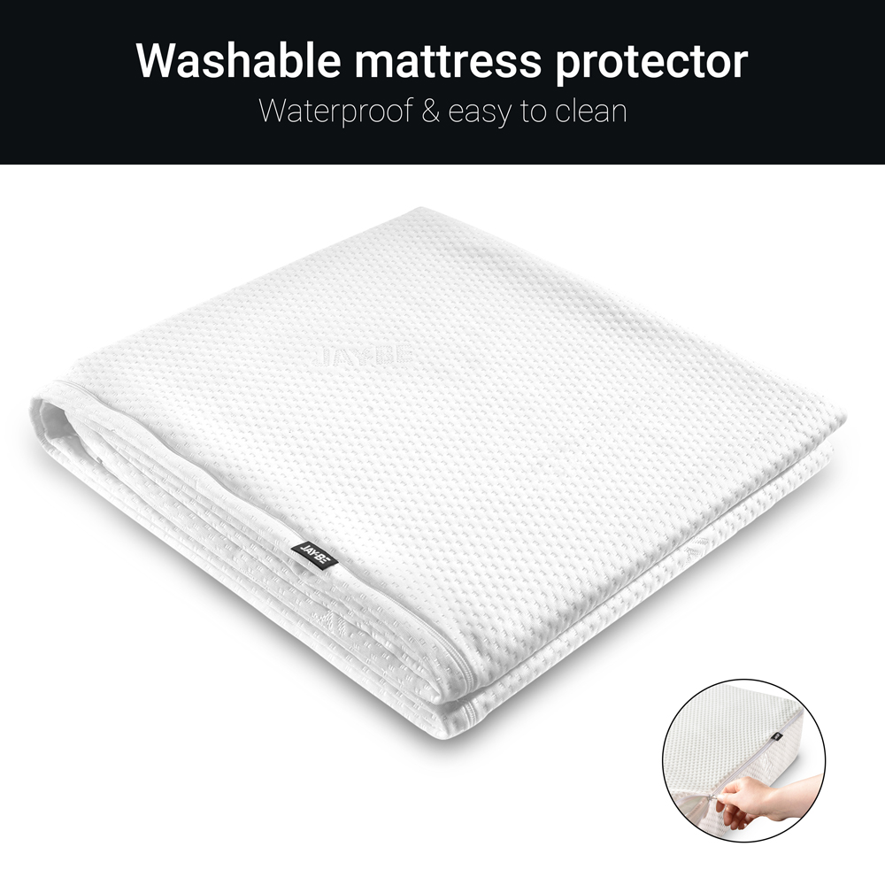 Jay-Be Small Double Grand Folding Bed Waterproof Mattress Protector Image 3