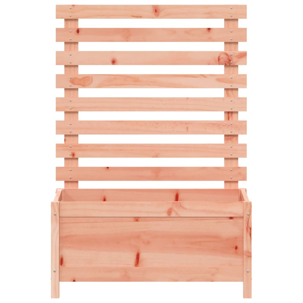 vidaXL Natural Solid Douglas Wood Garden Planter 79 x 39.5 x 114cm Image 4