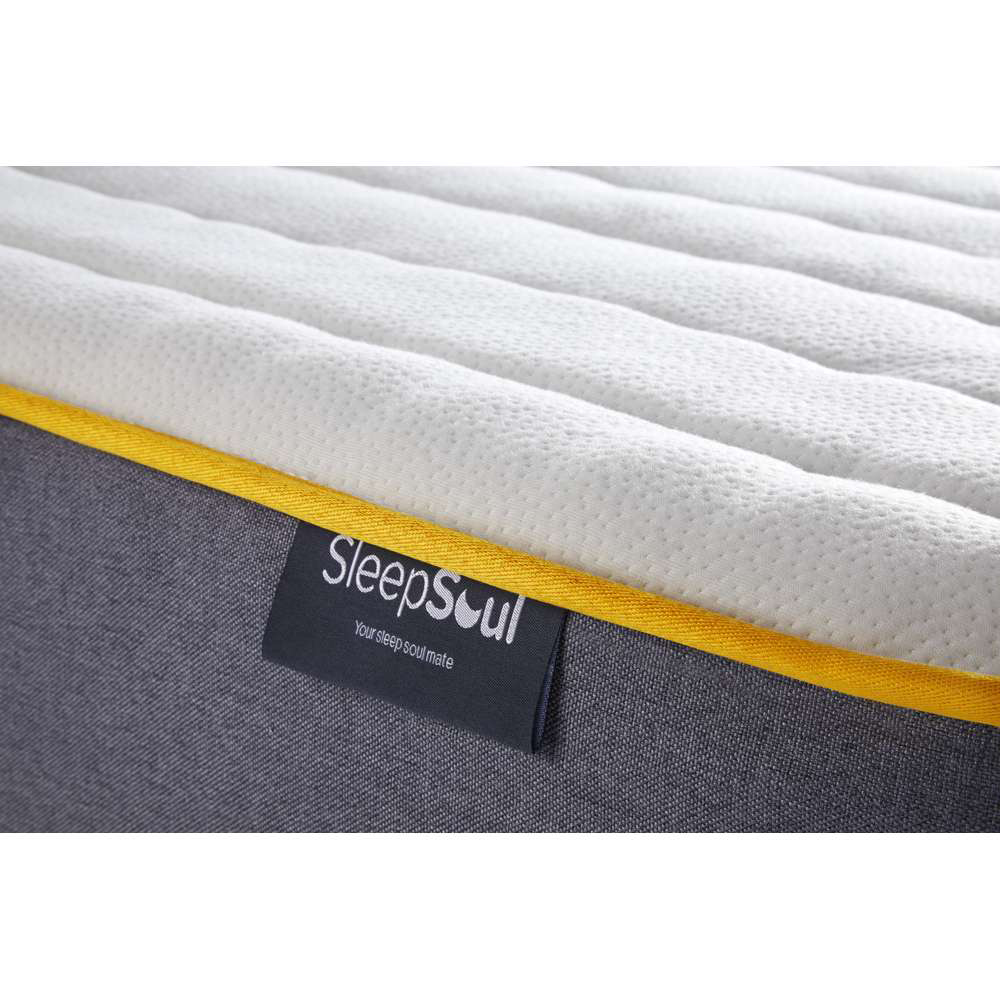 SleepSoul Comfort Single White 800 Pocket Sprung Foam Mattress Image 3
