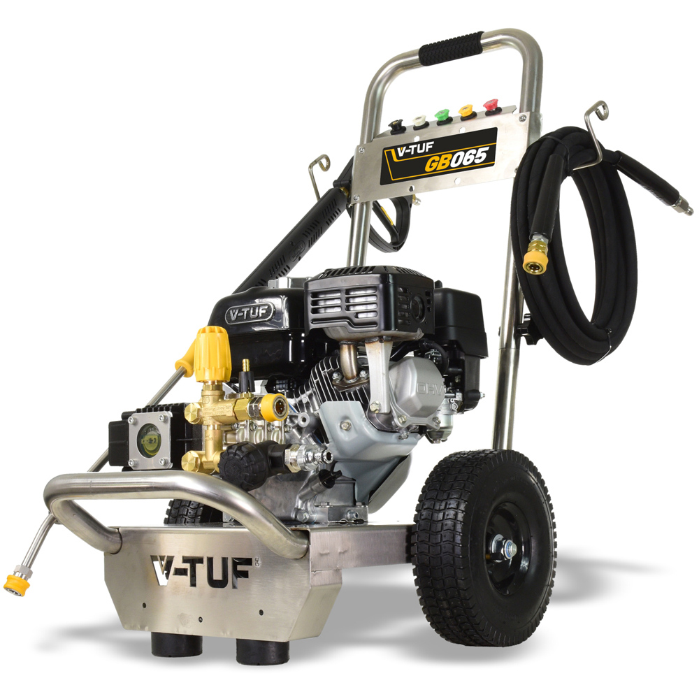 V-TUF GB065SSE 6.5HP Honda Pressure Washer with Gearbox Pump 200Bar Image 1