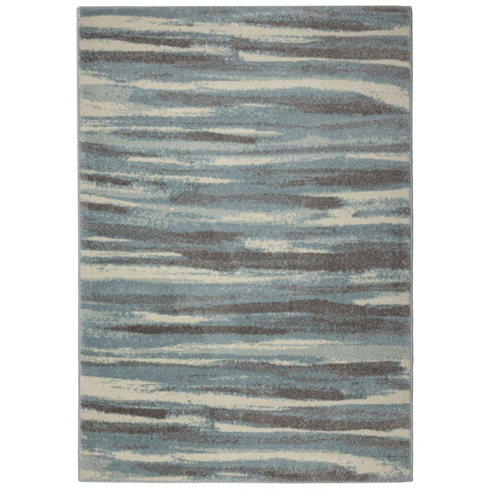 Homemaker Echo Watercolour Blue Rug 160 x 230cm Image 2