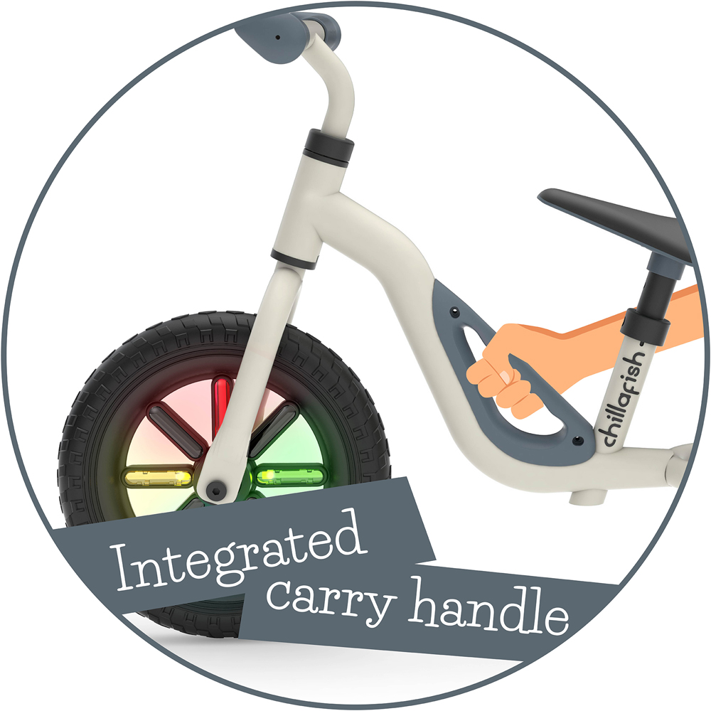 Chillafish Charlie 10 inch Beige Toddler Balance Bike Image 4