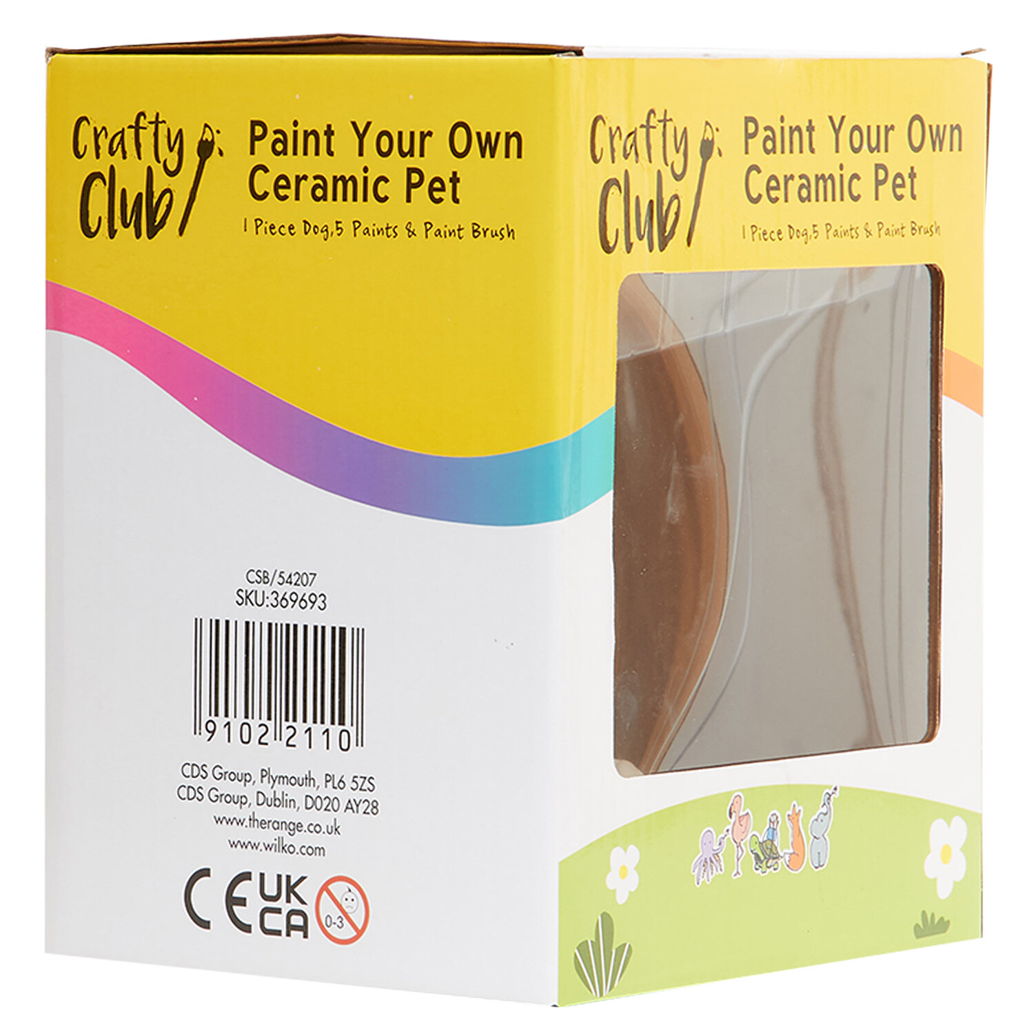Paint Your Own Ceramic Pet - White Image 2