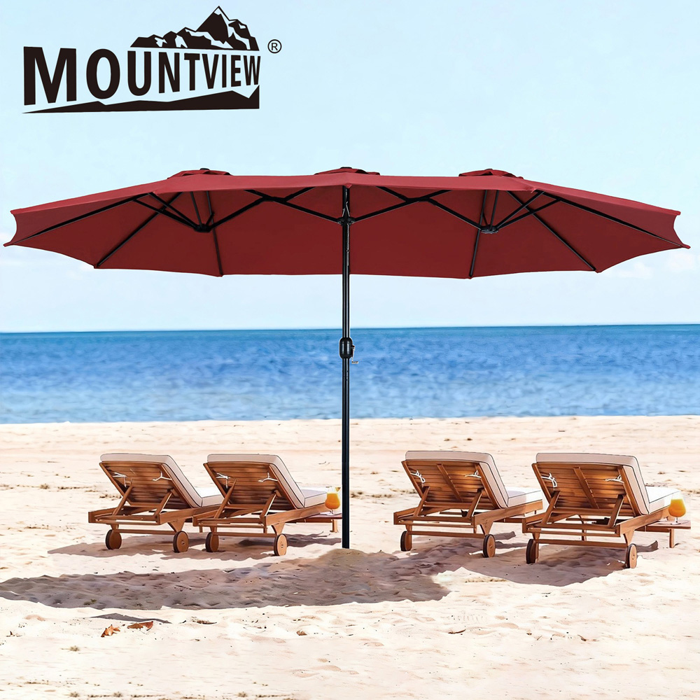 Traderight Mountview Large Doube-Sided Parasol 2.2m Image 8
