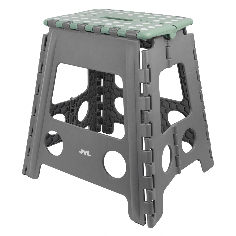 JVL Cleaning Large Grey Folding Step Stool Image 3