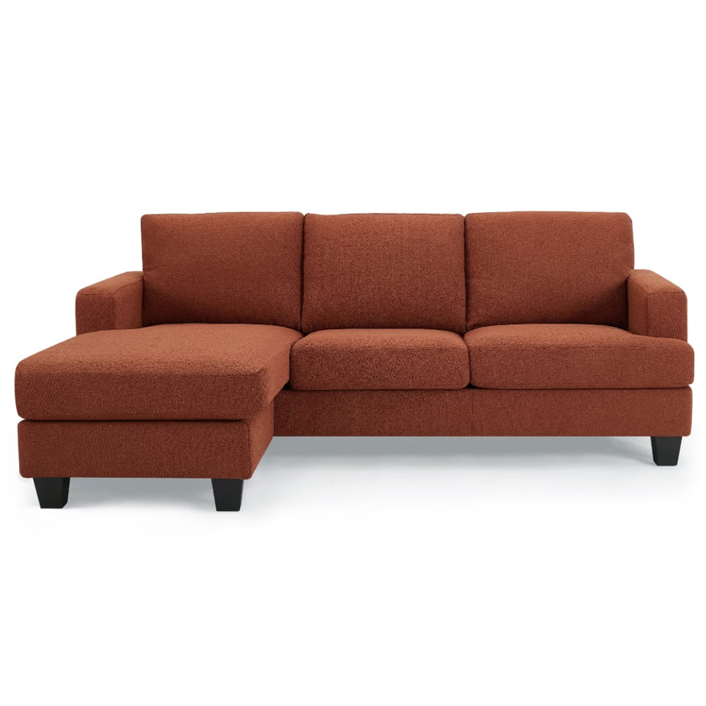 Home Detail Hazel 3 Seater Burnt Orange Boucle Sofa with Chaise Image 3