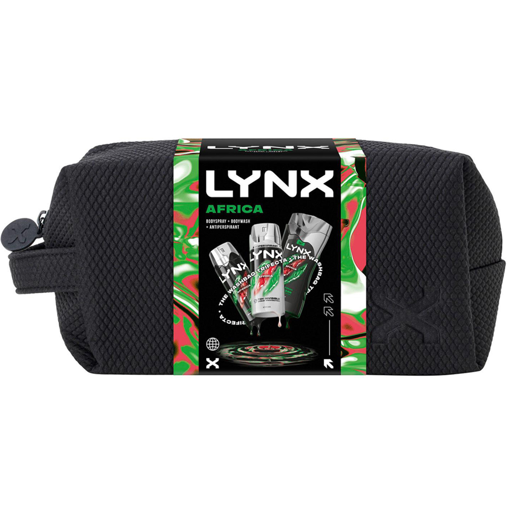 Lynx Africa Washbag Gift Set 4 Pack Image 4