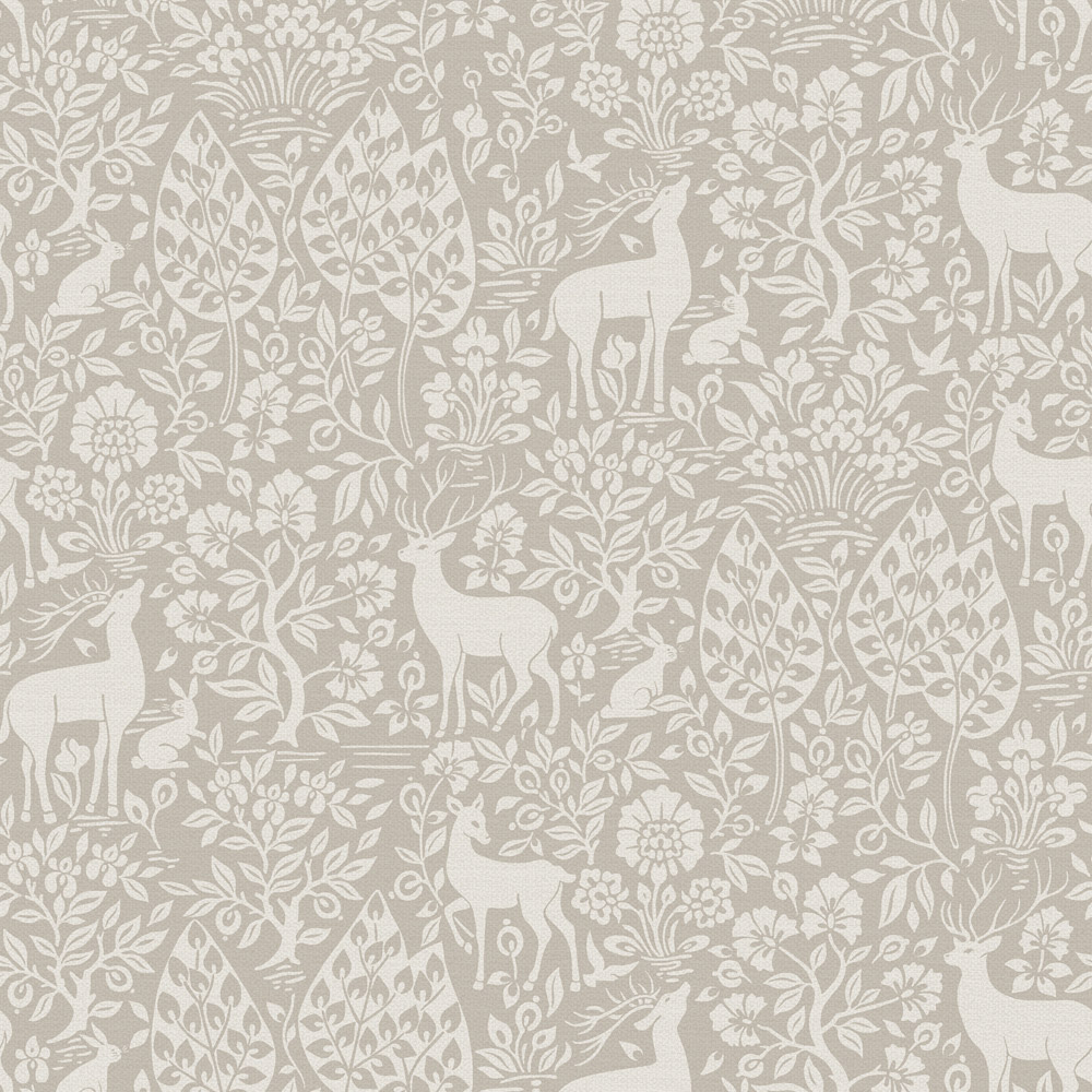 Holden Decor Deer Woods Taupe Wallpaper Image 1