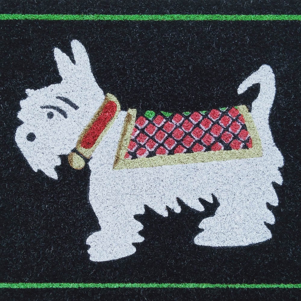 Arboria Garden Decor Scottie Dog Coir Door Mat 45 x 75cm Image 2