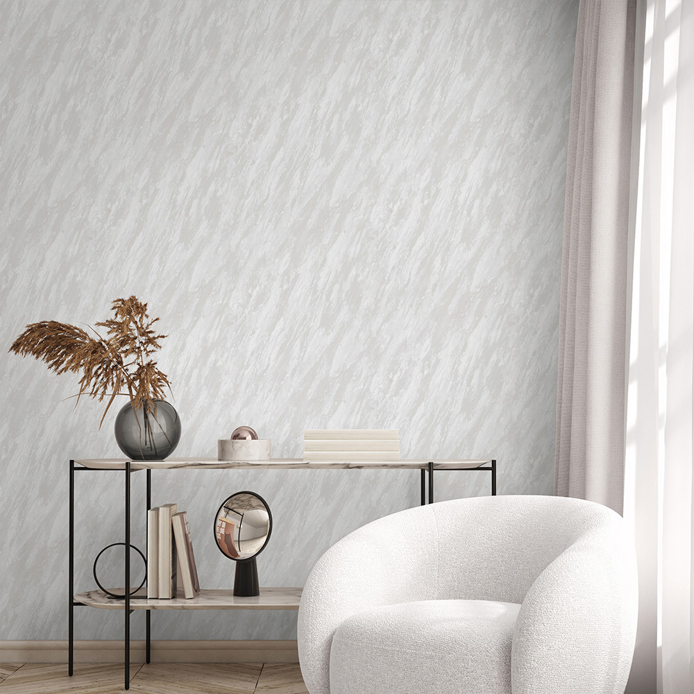 Muriva Venezia Marble White Wallpaper Image 4