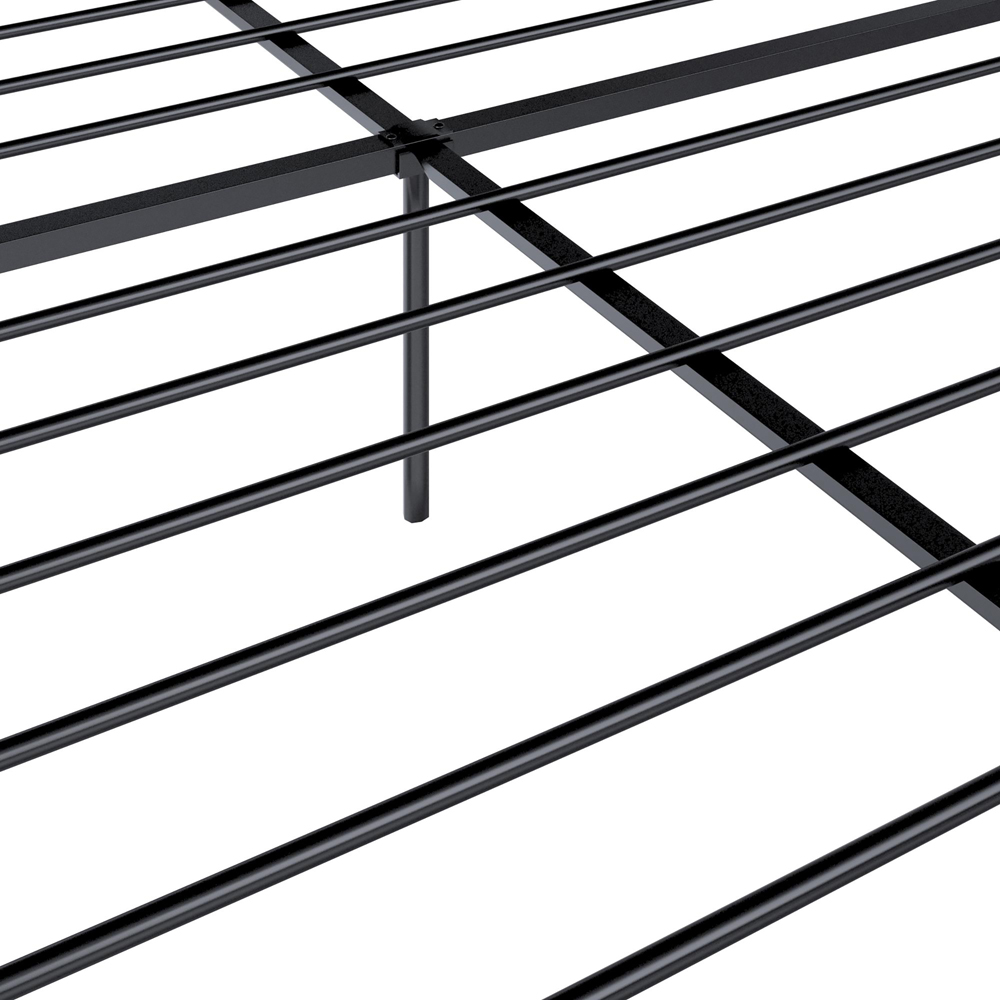 Dorel Jensen King Size Black Metal Bed Frame Image 5