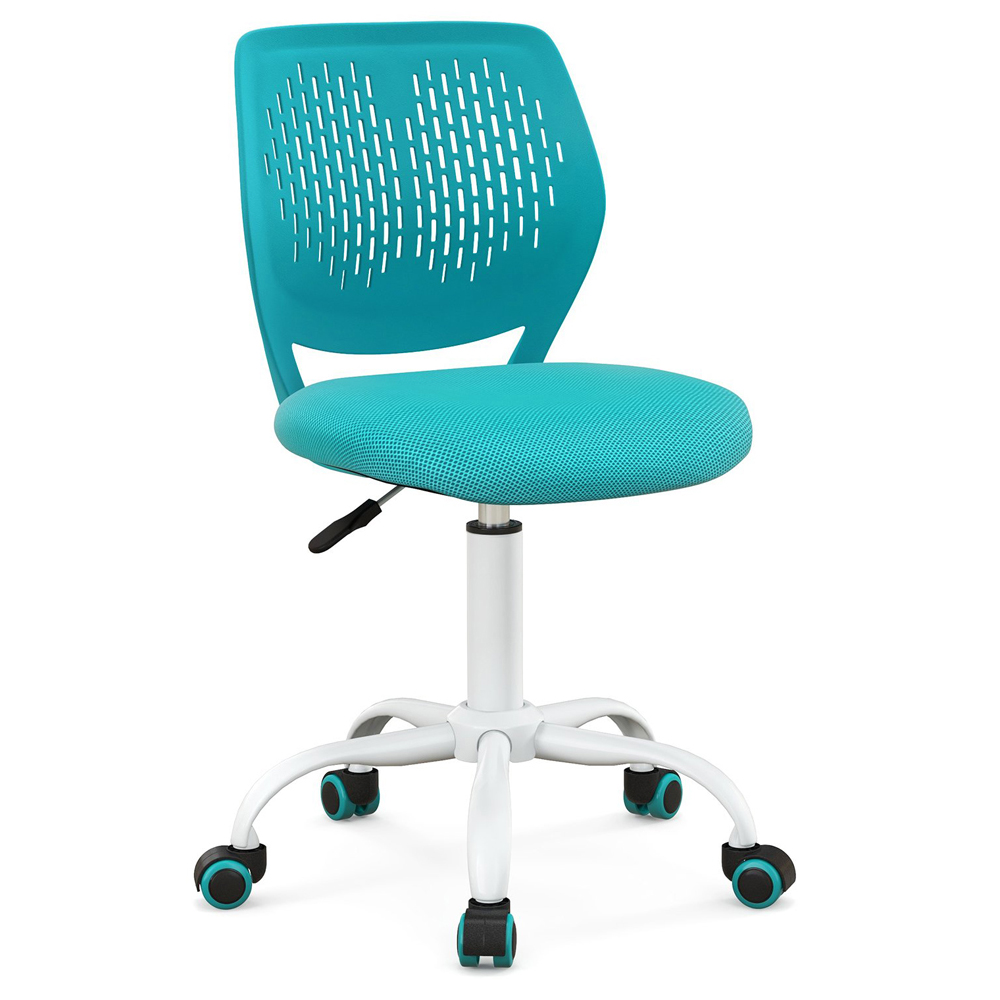 Costway Turquoise Ergonomic Children Study Chair Image 2