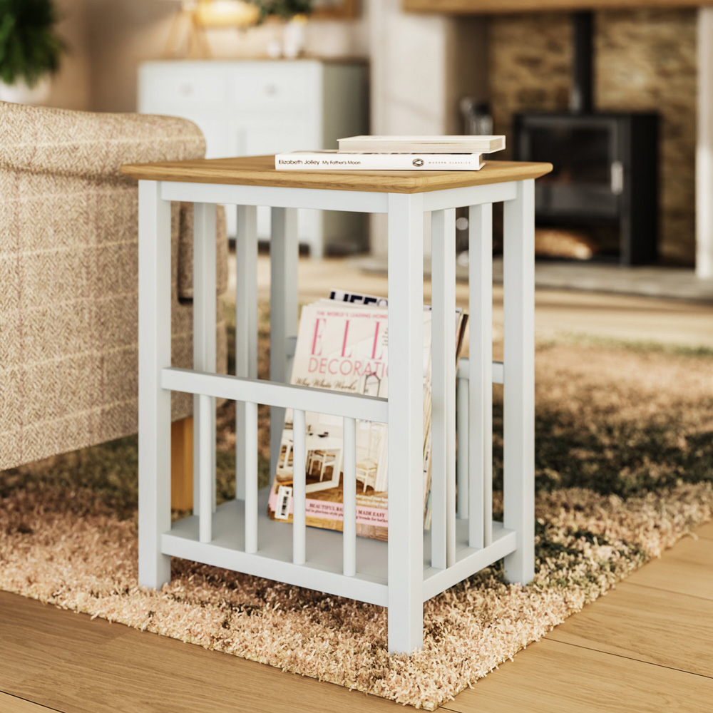 FWStyle Taberno Linen Magazine Table Image 4