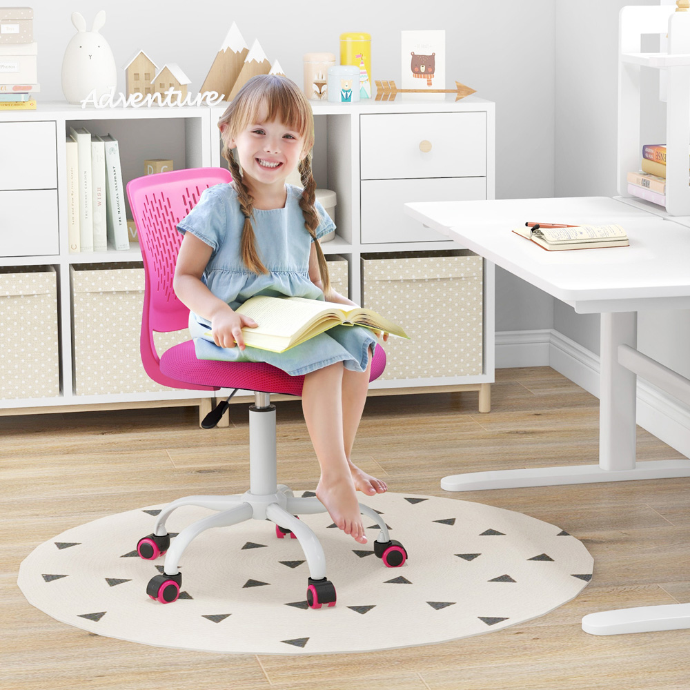 Costway Rose Ergonomic Children Study Chair Image 3