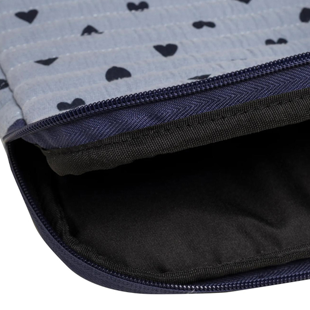 Exacompta Pink 13-14 inch Hearts Laptop Sleeve Image 2