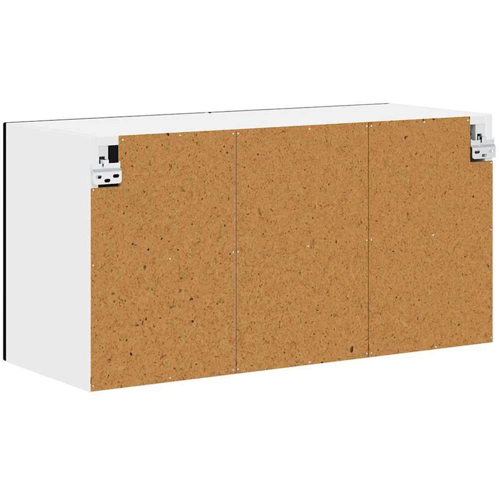 vidaXL Kalmar 2 Door Black Wall Kitchen Cabinet Image 8