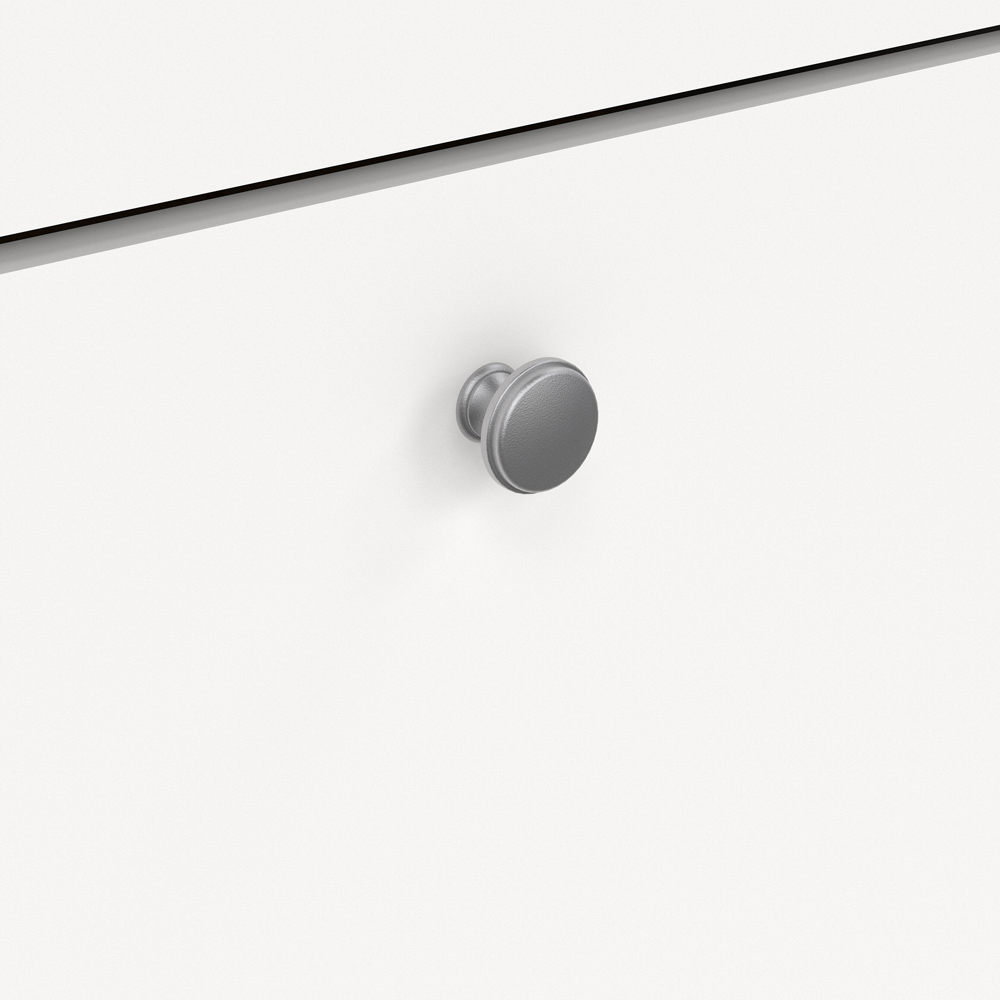 Florence Madrid 2 Flip Down Doors White Shoe Cabinet Image 5