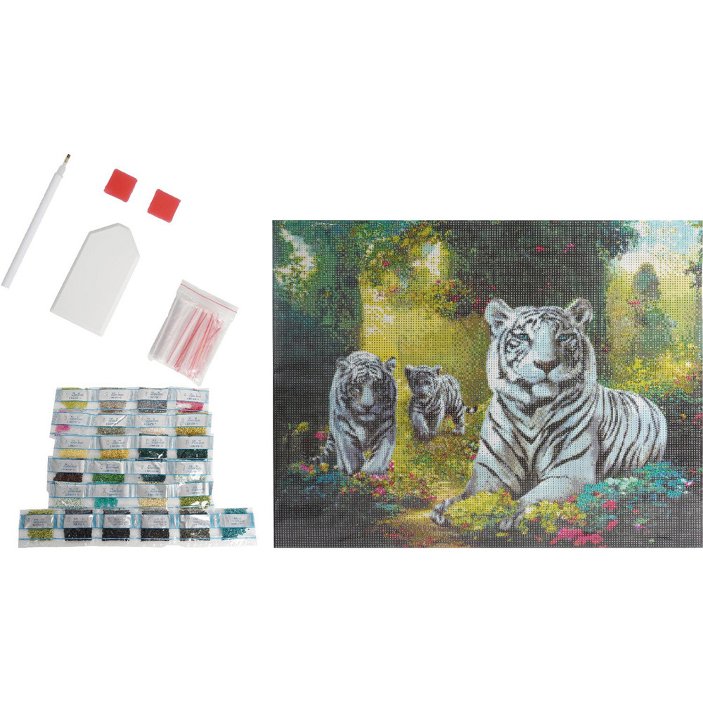 Art Studio Make Your Own Animal Crystal Canvas Kit 3 Pack Image 3