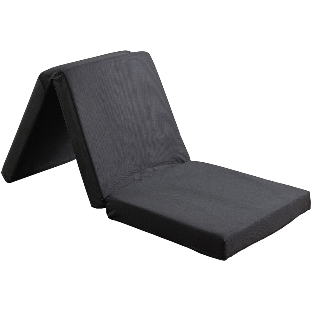 Visco Therapy Single Black Folding Futon Z Bed Mattress Image 2